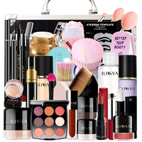 厘雅 柔色彩妆化妆品全套口红眉笔粉底液套装 35件