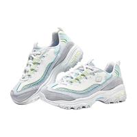 斯凯奇（Skechers）小冰熊丨Skechers徐梦洁同款2023夏季季老爹鞋女百搭厚底熊猫鞋子 896209-LTBL 薄荷气泡冰 37.5