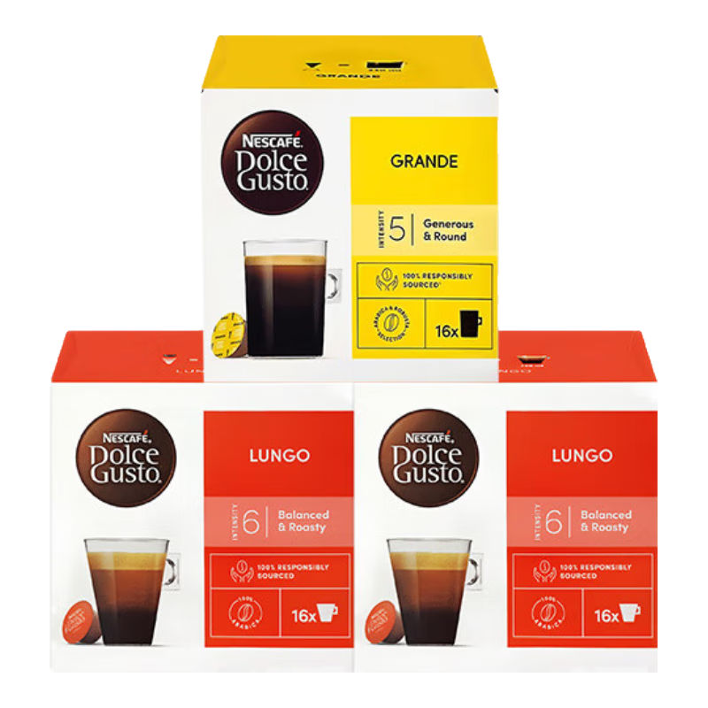 Dolce Gusto 胶囊咖啡 Dolce Gusto低咖啡因美式咖啡(24年6月到期）