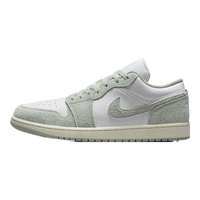 耐克(NIKE)24夏男鞋Air Jordan 1 Low AJ1白绿低帮复古运动休闲鞋 FN5214-131 42.5