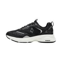 乐卡克(Le coq sportif)法国公鸡透气软底网布拼接复古经典低帮运动休闲鞋跑步鞋 黑白 40(245mm)
