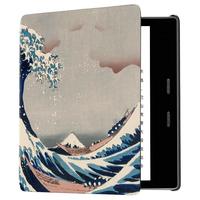 kindle kindle Oasis 第三代尊享版 7英寸墨水屏电子书阅读器 32GB 银灰色+MFA保护套 神奈川冲浪套装