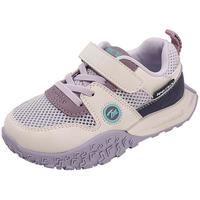 TEENMIX 天美意 童鞋儿童运动鞋2024夏季女童透气阿甘网鞋小孩休闲鞋潮 紫色 单层  33码