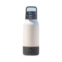 TIGER 虎牌 户外运动大容量不锈钢真空保温保冷杯MTA-B100-WKT鹰头白1000ml
