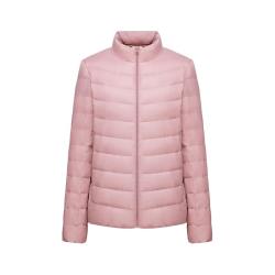 雪中飞 韩版大码时尚羽绒服女短款轻便修身轻薄羽绒服保暖外套