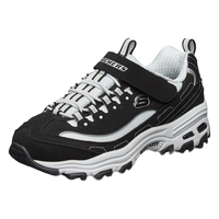 SKECHERS 斯凯奇 男女童运动 熊猫鞋 996212L-BKW