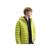 UR2025秋季男装简约休闲连帽绗缝连帽羽绒服UMB150001 亮黄 XL