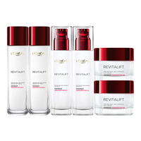 巴黎欧莱雅L'OREAL PARIS 欧莱雅水乳套装抗皱紧致淡纹补水护肤品礼盒化妆品全套爽肤水乳液面霜