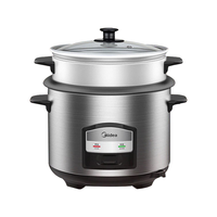 Midea 美的 电饭煲双层大容量蒸煮多用电饭锅带蒸笼 4.5升MG-AFG4570