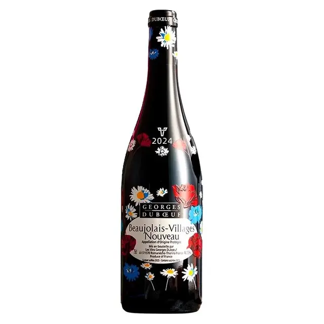 2023博若莱新酒 法国乔治杜博夫村庄级干红葡萄酒双支装750ml*2