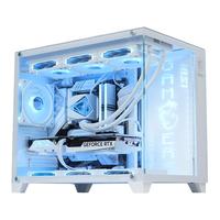 微星 白色海景房全家桶电脑主机 i5 13600KF RTX4060Ti