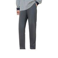 特步钜惠卫衣百搭上衣宽松休闲打底衫卫衣卫裤运动服长袖t恤衫 珍珠灰 直筒 L