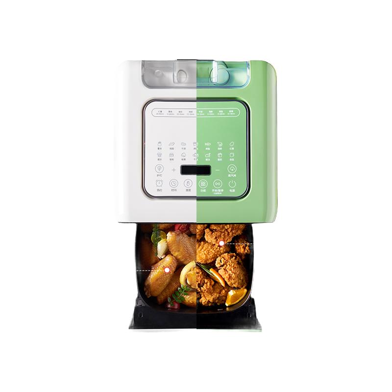  Morphy Richards/摩飞 蒸汽嫩烤 空气炸锅  椰奶白，轻奢蓝，清新绿 3L-8L