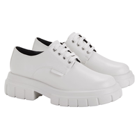 CHARLES&KEITH24春季新品英伦风厚底系带牛津鞋单鞋子女鞋女士CK1-70381030