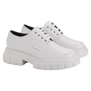 CHARLES&KEITH24春季新品英伦风厚底系带牛津鞋单鞋子女鞋女士CK1-70381030