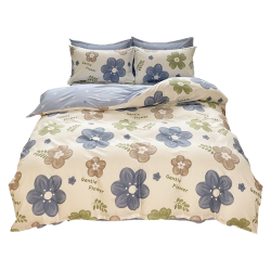 尚玛可 100%全棉被套斜纹印花亲肤纯棉床上用品家用宿舍卡通被罩