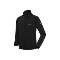 诺诗兰软壳外套男防泼防风防油污保暖户外春夏风雪外套NXJEH5610S 纯黑色 170