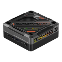 天钡赛博GOD88迷你主机 高性能AMD R7锐龙8845HS电竞游戏小型电脑商用办公mini台式机 炫酷黑 16G内存512G Nvme固态硬盘