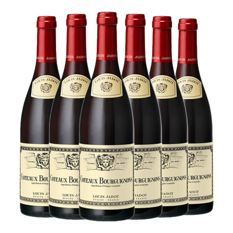 路易亚都世家 勃艮第山丘干型红葡萄酒 6瓶*750ml套装