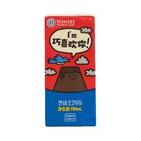 延世牧场190ml香蕉草莓风味早餐奶儿童奶甜奶 【190ml*1支】巧克【韩国】