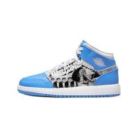 NIKE 耐克 AIR JORDAN 1 MID SS AJ1 大童运动鞋 DR6492-100