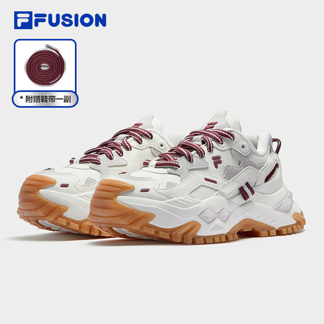 FILA FUSION 硬糖|FILA FUSION斐乐潮牌女鞋老爹鞋2025冬季厚底增高休闲运动鞋