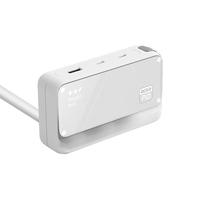 MANK缤纷智充盒/30W65W桌面插排/USB手机快充接线板/笔记本充电器拖线板/氮化镓多功能插座 B1款/65W白快充/1.5米(2C+A)