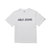 ABLE JEANS 24夏季新款男士TEE街头LOGO宽松圆领短袖T恤男881212