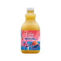 大湖 100%西柚汁果蔬汁健康果汁饮料1L*1瓶婚宴聚会果汁