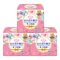 elis 大王elis爱璐茜光羽奢适极薄日用卫生巾棉柔透气姨妈巾250mm36片