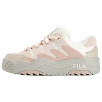 斐乐（FILA）斑斓鞋ROSETTA女鞋板鞋2023秋新款面包厚底鞋复古休闲鞋 奶白/浅粉-GP 40