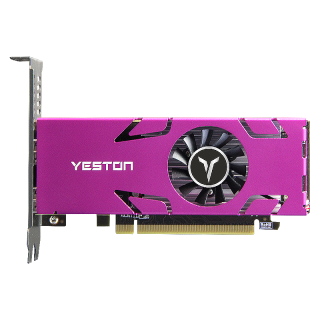 yeston 盈通 RX 550 4G 4HDMI GA 显卡 4GB 粉色