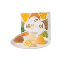 移动端、京东百亿补贴：榴芒一刻 冰粽礼盒 4口味 216g（金枕榴莲54g+芒果54g+青柠芝士54g+生椰拿铁54g）