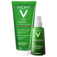 VICHY 薇姿 净颜无暇祛痘护肤品套装 洗面奶精华乳平衡菌群