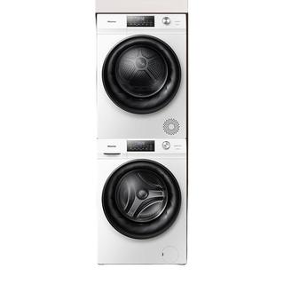 Hisense 海信 纤薄系列 HG100DG14D+GHB100DG 热泵式洗烘套装 白色
