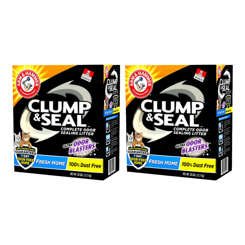 ARM&HAMMER 艾禾美 铁锤猫砂12.7kg*2 蓝标2盒