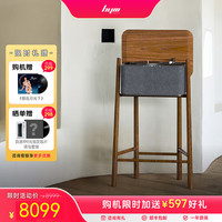 嘿哟音乐 HYM-Root落地式黑胶唱片机蓝牙音响 黑胶唱片唱盘唱片机 复古留声机 家居装饰送礼 胡桃木