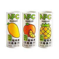 NFC果汁非浓缩果汁菠萝汁混合装 195ml*6