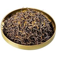 简小禾 2023新茶宜红工夫茶 湖北特产高山茶叶散装红茶送礼嫩芽 花条礼盒装 500g * 1罐