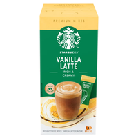 STARBUCKS 星巴克 香草风味拿铁 精品即溶咖啡饮品 86g