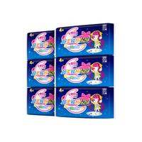 七度空间 少女420超长夜用卫生巾100%纯棉亲肤超薄透气24片