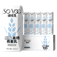 颂优乳 低脂高钙燕麦乳 200ml*10盒