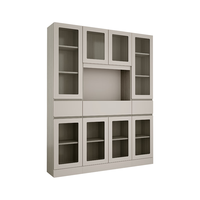 顾家家居 KUKA 顾家木艺 书柜组合多功能书架子落地置物柜多层储物书橱PT8066GK 三门书柜C款-1.2米 【7天】