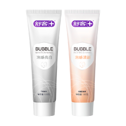 舒客 绵密泡泡牙膏2支