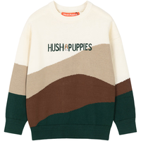 暇步士(Hush Puppies)童装儿童男童女童套头线衣线衣柔软舒适个性时尚 藏蓝 110cm