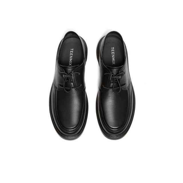 天美意 舒适时尚男皮鞋日常商务休闲鞋