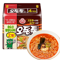 不倒翁乌龙面 480g(120g*4)韩国方便面 夜宵速食面袋装 乌龙面480g