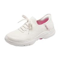 Skechers斯凯奇闪穿健步鞋女鞋夏新款520礼物超轻运动鞋妈妈鞋子