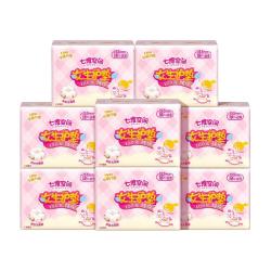 七度空间 少女系列卫生巾纯棉超薄透气日用护垫姨妈巾官网
