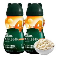 英氏【饼干专区】英氏宝宝零食婴幼儿磨牙饼干特浓高钙牛奶小小馒头 4阶小小馒头（牛奶味）90g*2